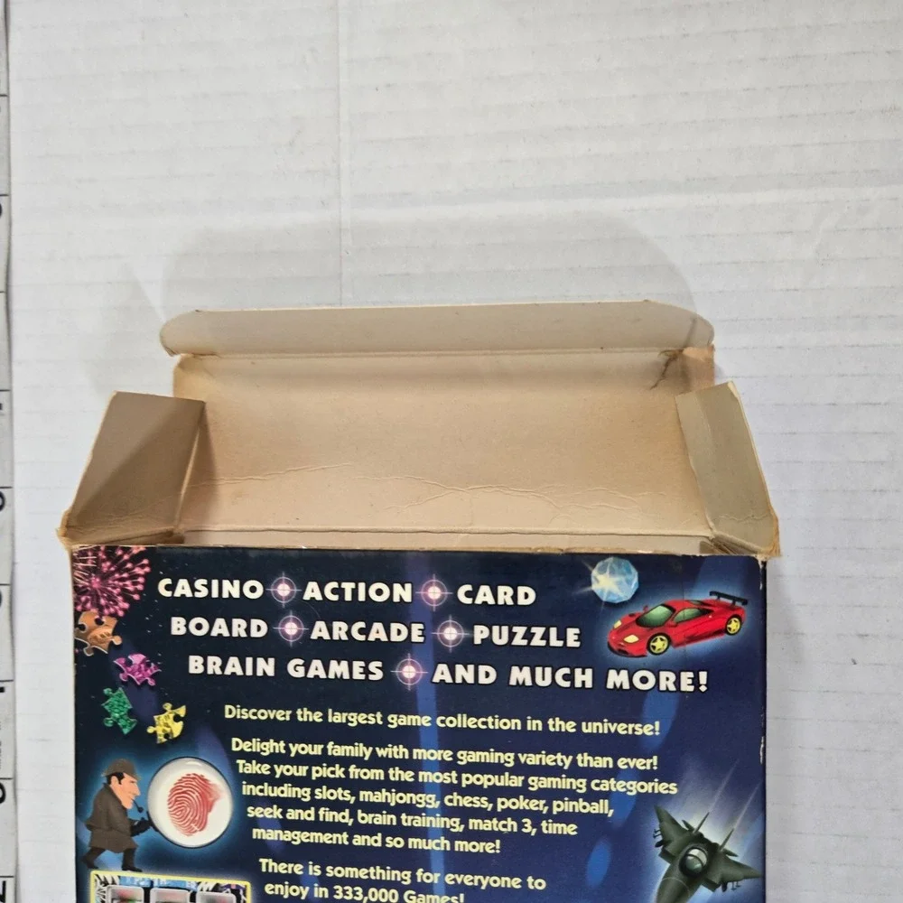 333,000 Games‎ PC CD-ROM Big Box 3 Disc Set 2009 Selectsoft Viva Media (CIB)